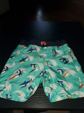 Cat & Jack Toddler Surfing Shark Swim Trunks